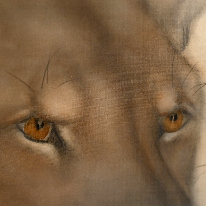 Western Dog Hanging Scroll ー岡田 華鄕