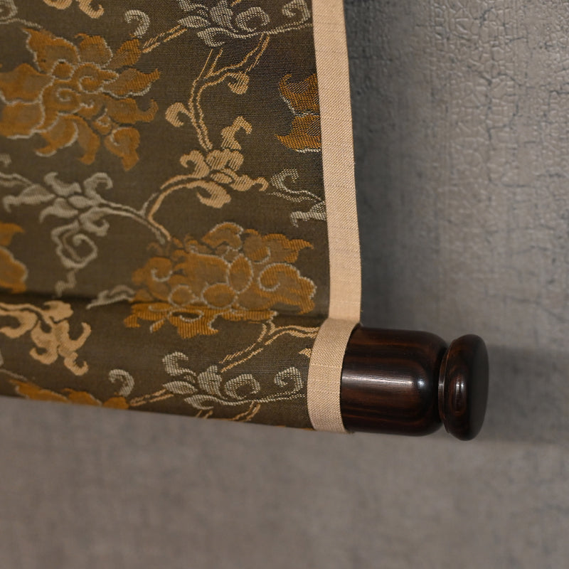 Antique Japanese Dragon Calligraphy Scroll