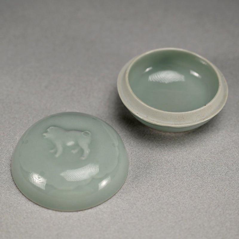 Dog Kogo Incense Case ー初代 諏訪蘇山 "猿 香合"