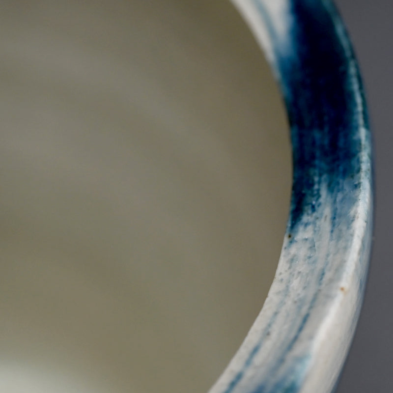 Contemporary Ceramic Mizusashi ー福島 寛子 “呉須絵水指”
