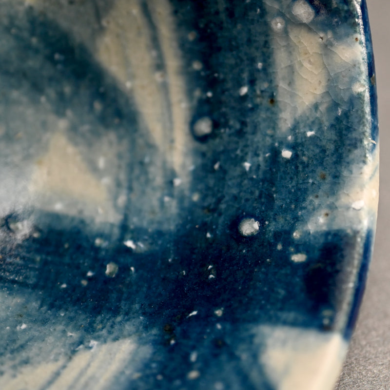 Exquisite Indigo Chawan Tea Bowl ー福島 寛子 “呉須絵茶碗”