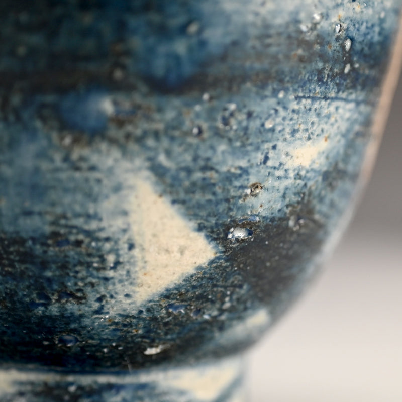 Exquisite Indigo Chawan Tea Bowl ー福島 寛子 “呉須絵茶碗”