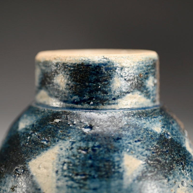 Exquisite Indigo Chawan Tea Bowl ー福島 寛子 “呉須絵茶碗”
