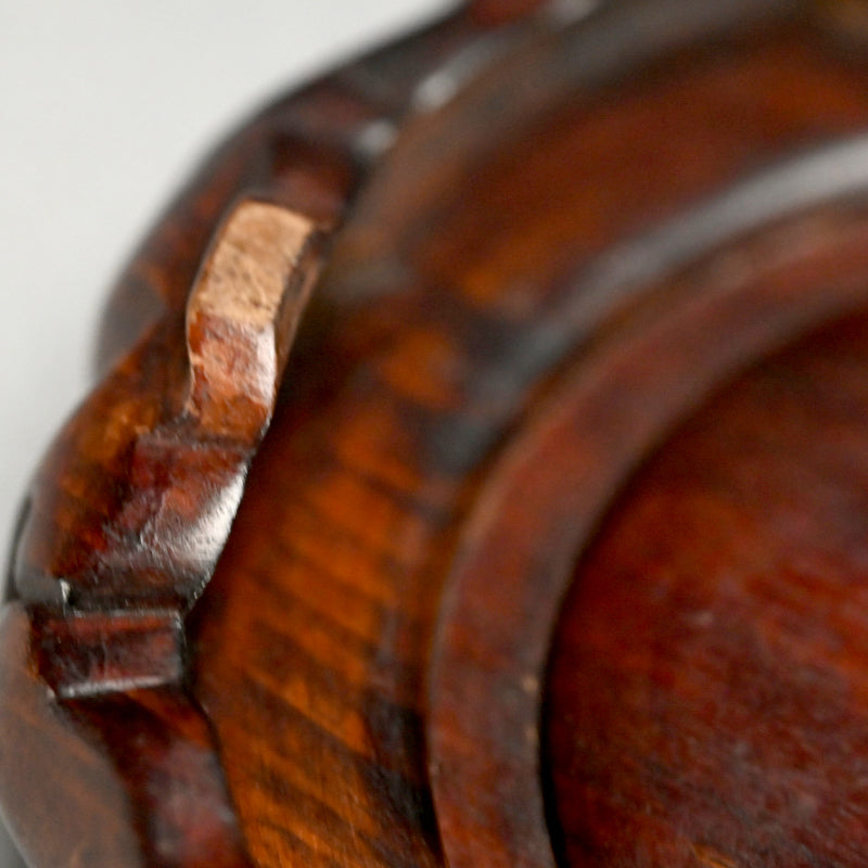 Classic Antique Devil Head Vase ー宮川 香山 "青磁釉 四ッ耳鬼面環花瓶 台付"