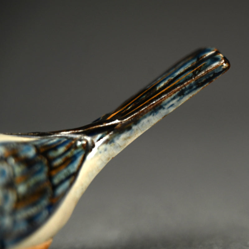 Miyagawa (Makuzu) Kozan Kogo Incense Case ー仁清写 香合 雲雀