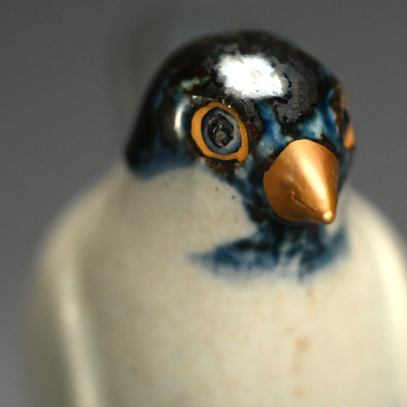 Miyagawa (Makuzu) Kozan Kogo Incense Case ー仁清写 香合 雲雀