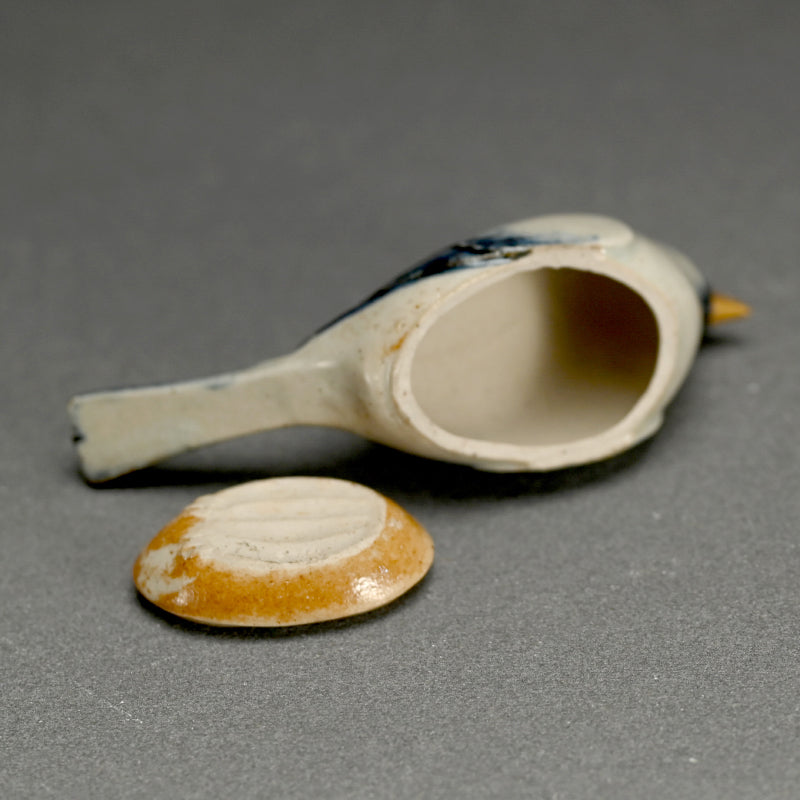 Miyagawa (Makuzu) Kozan Kogo Incense Case ー仁清写 香合 雲雀