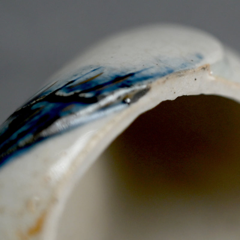 Miyagawa (Makuzu) Kozan Kogo Incense Case ー仁清写 香合 雲雀