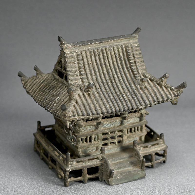 Antique Japanese Bronze Temple Incense Burner