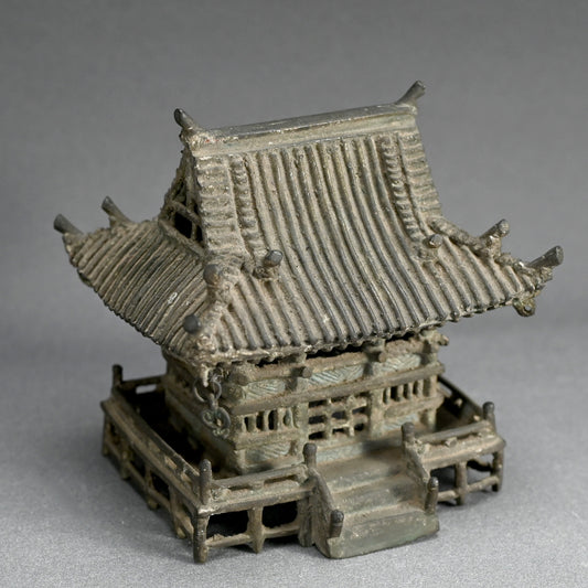 Antique Japanese Bronze Temple Incense Burner