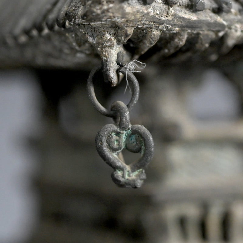 Antique Japanese Bronze Temple Incense Burner