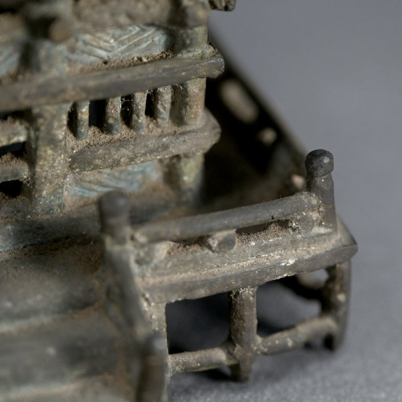 Antique Japanese Bronze Temple Incense Burner