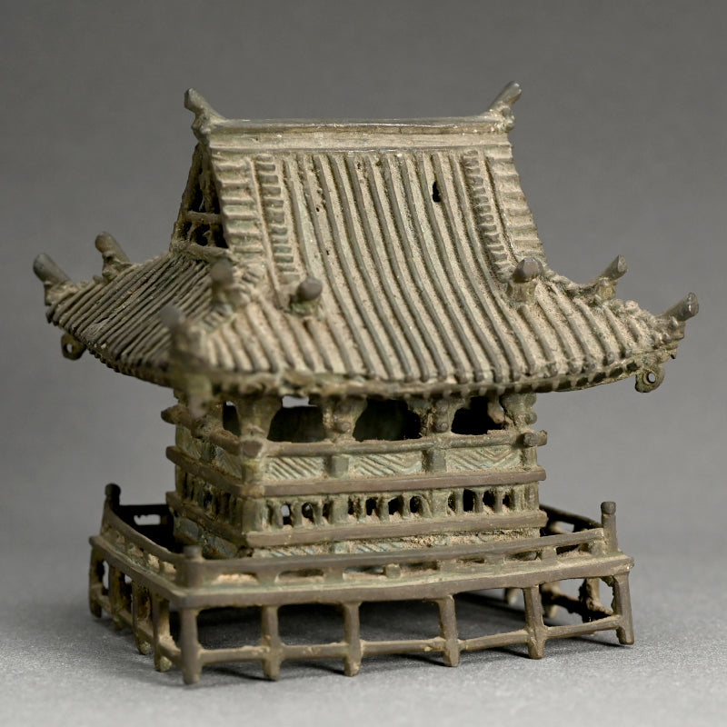 Antique Japanese Bronze Temple Incense Burner