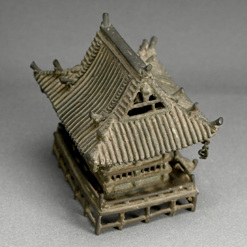 Antique Japanese Bronze Temple Incense Burner