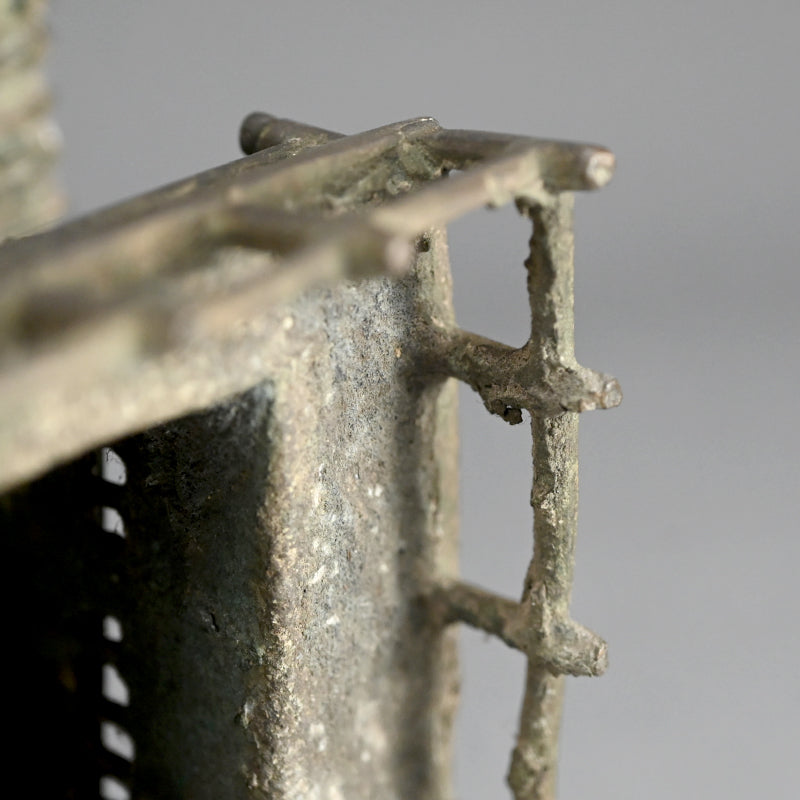 Antique Japanese Bronze Temple Incense Burner