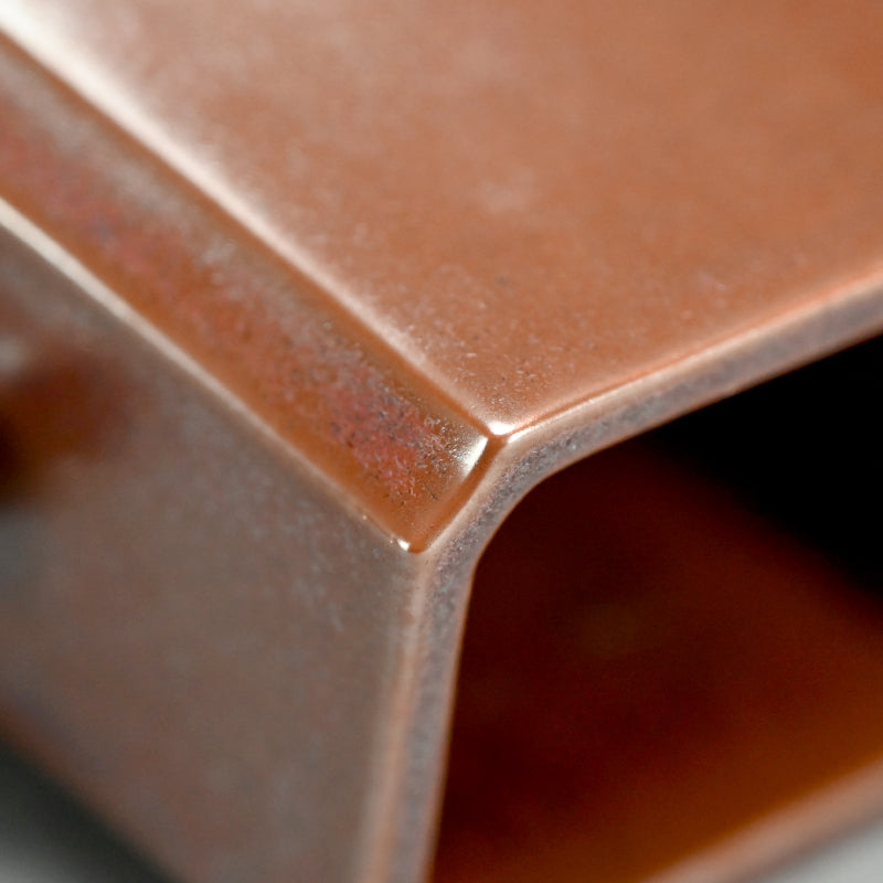 Classical Chinese Style Vase ー二代 諏訪 蘇山 "織砂釉 笈耳 花入"