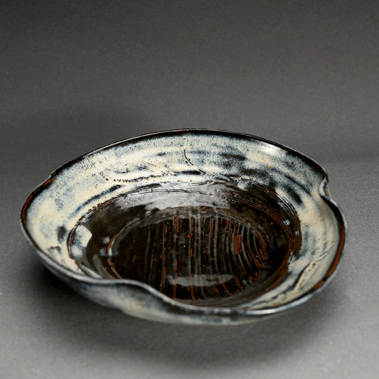 Rare Antique Narushima Yaki Mingei Pottery Dish