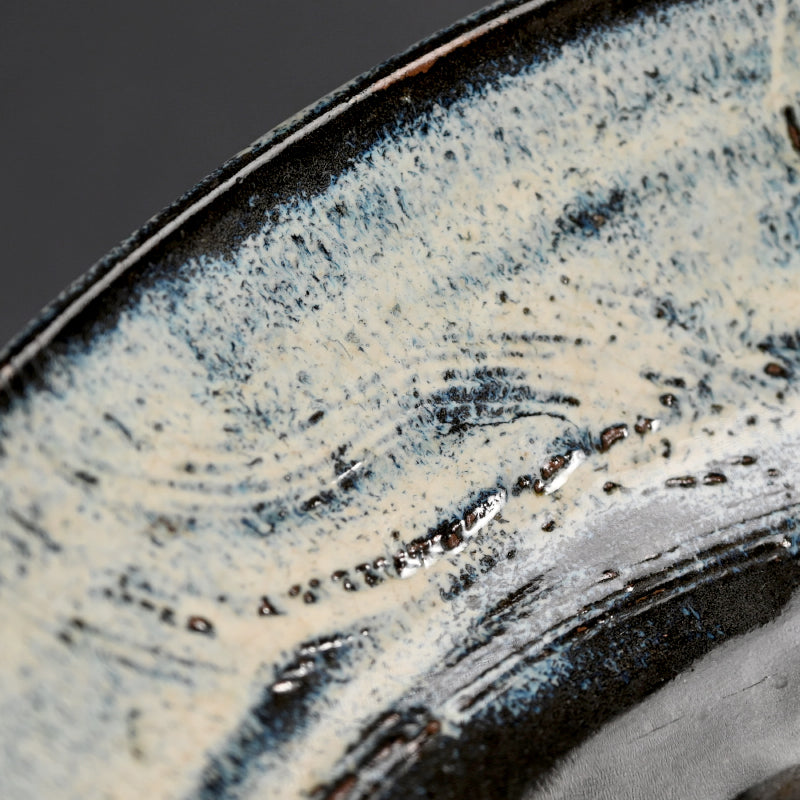 Rare Antique Narushima Yaki Mingei Pottery Dish