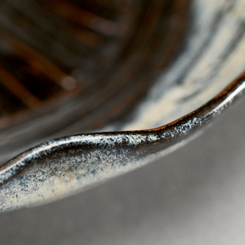 Rare Antique Narushima Yaki Mingei Pottery Dish