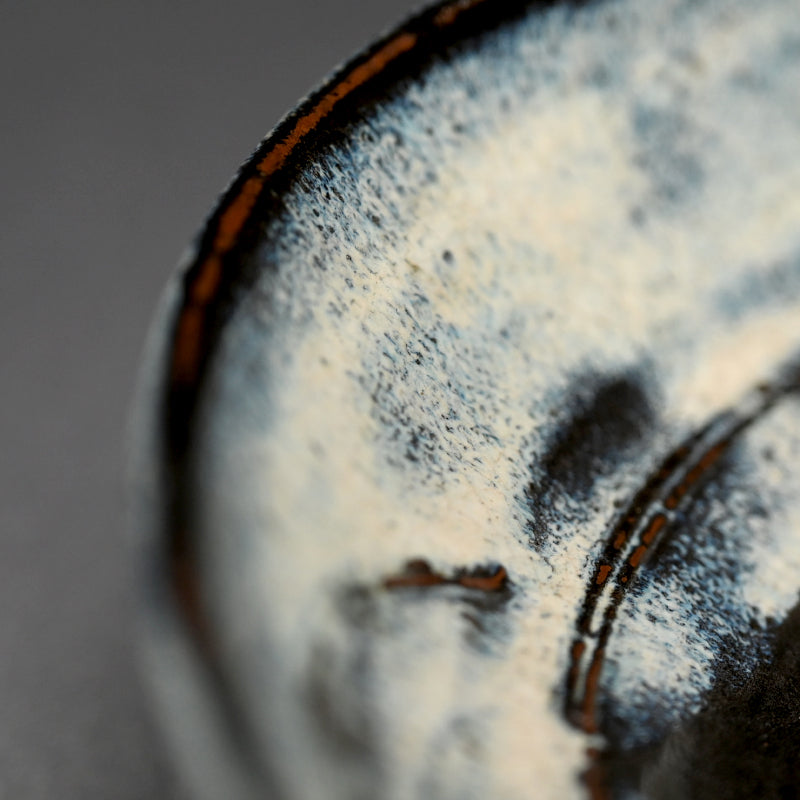 Rare Antique Narushima Yaki Mingei Pottery Dish