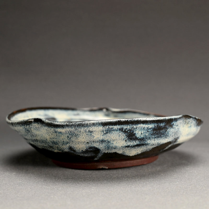 Rare Antique Narushima Yaki Mingei Pottery Dish