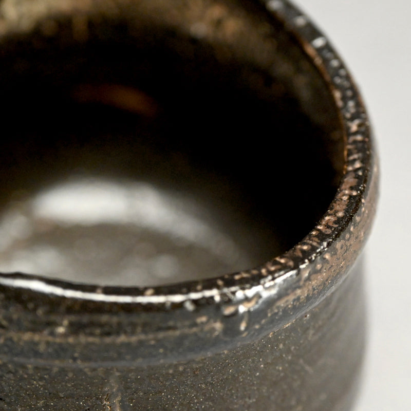 Seto-Guro Chawan Tea Bowl ー平澤 九朗 “セト黒茶碗"