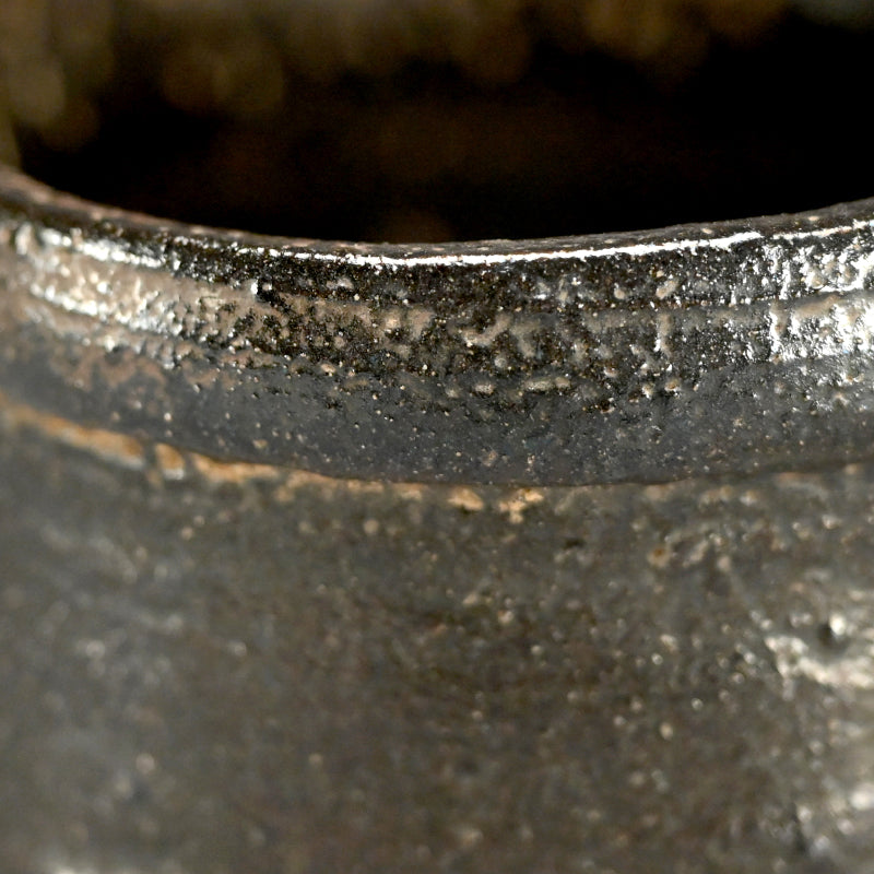 Seto-Guro Chawan Tea Bowl ー平澤 九朗 “セト黒茶碗"