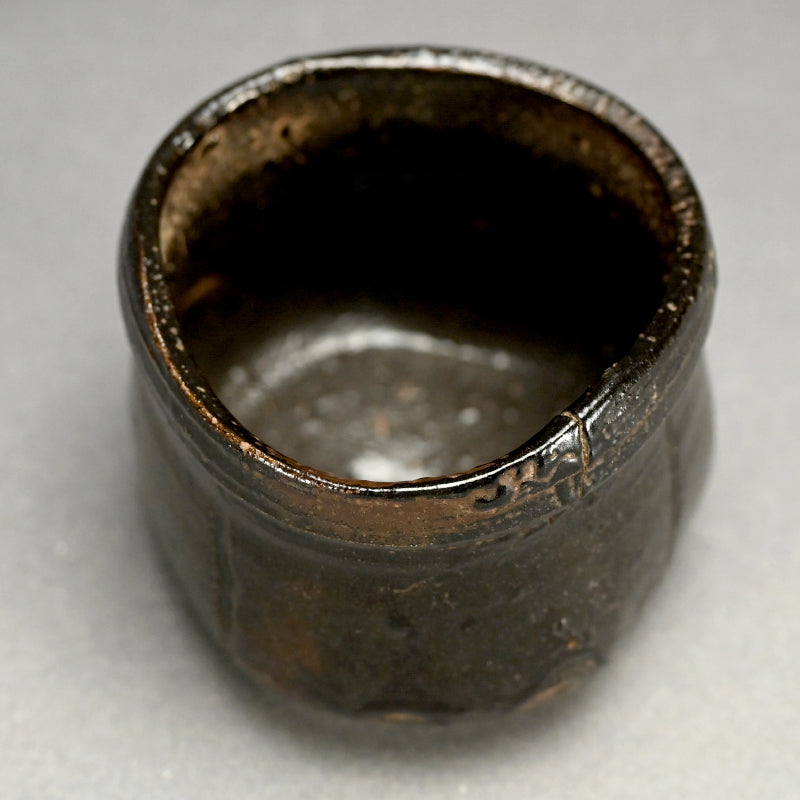 Seto-Guro Chawan Tea Bowl ー平澤 九朗 “セト黒茶碗"