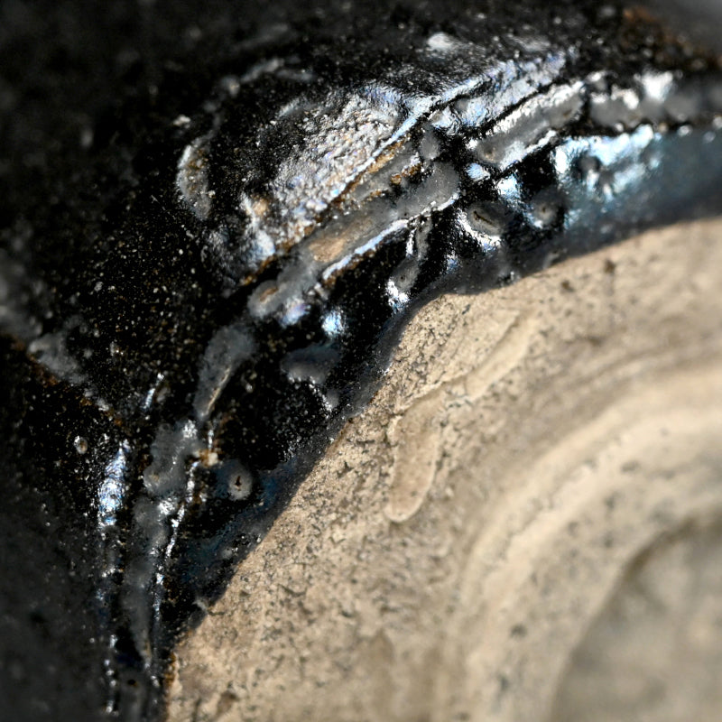 Seto-Guro Chawan Tea Bowl ー平澤 九朗 “セト黒茶碗"