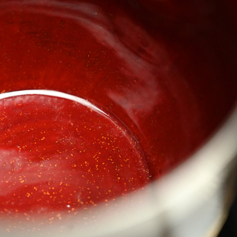 Bronze and Silver Mizusashi ー斎藤イフ "黒味銅 銀楼合せ 水指"