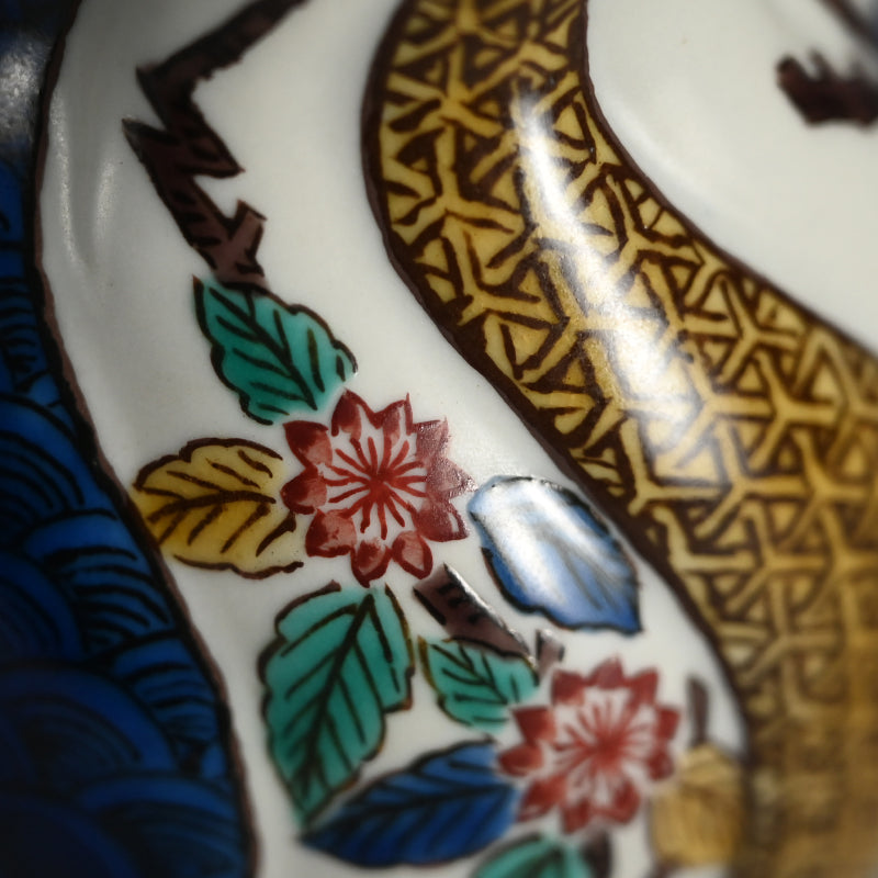 Kutani Porcelain Tokkuri ー徳田 八十吉