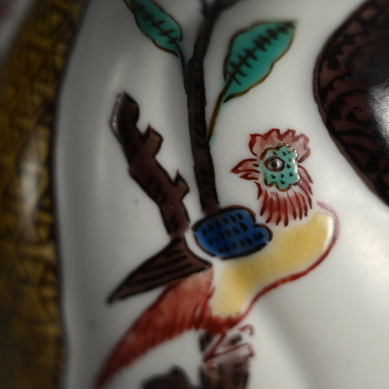 Kutani Porcelain Tokkuri ー徳田 八十吉