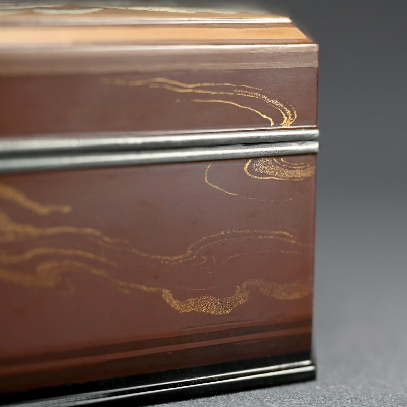 Exquisite Mid-century Lacquered Jewelry Box by Heiando ー平安堂 “六角宝石箱”