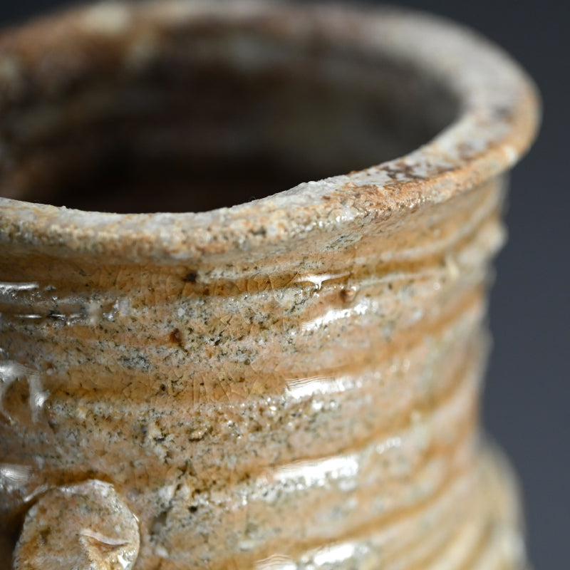 Iga Vase ー古谷 道生 “伊賀窯変花入”