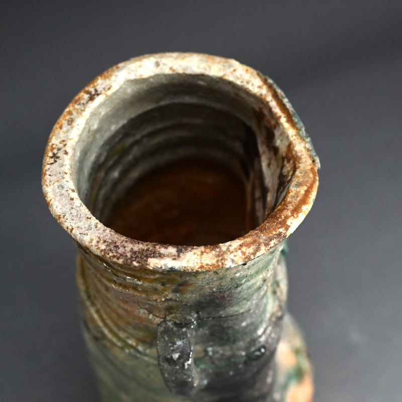 Iga Vase ー古谷 道生 “伊賀窯変花入”