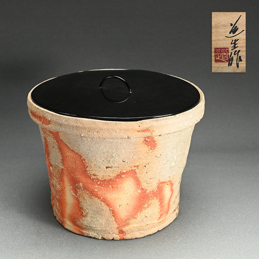 Contemporary Shigaraki Mizusashi ー古谷 道生 “信楽 鬼桶水指”