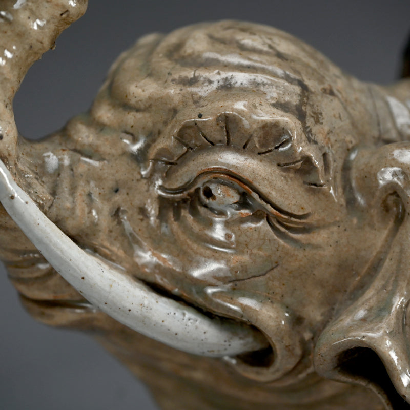 Large Edo period Japanese Elephant Koro Incense Burner