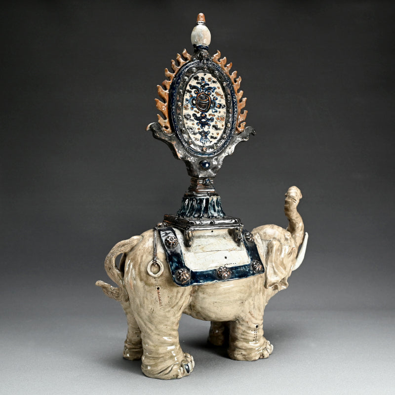 Large Edo period Japanese Elephant Koro Incense Burner