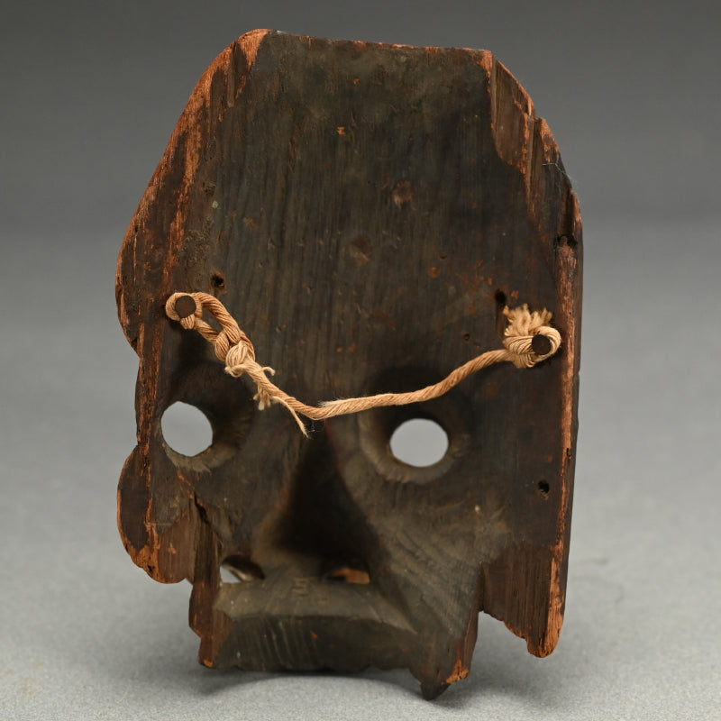 Ancient Japanese Oni Devil Mask fragment