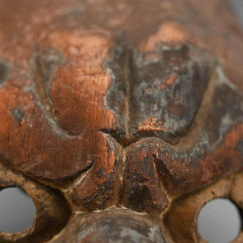 Ancient Japanese Oni Devil Mask fragment