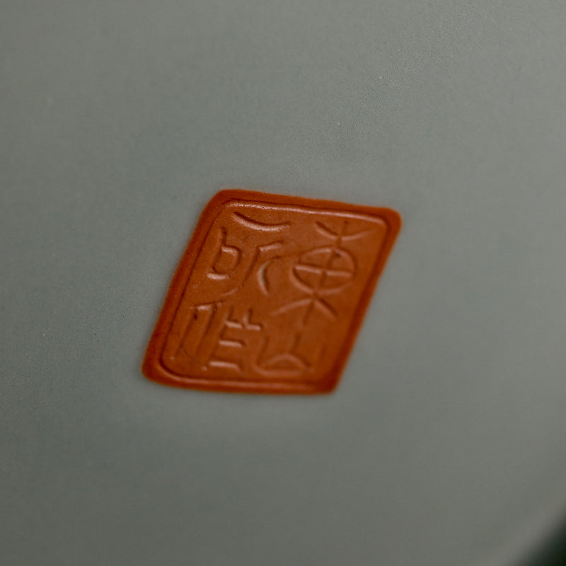 Large Antique Celadon Vase, Japanese Pottery ー宮永陶山 "花瓶"