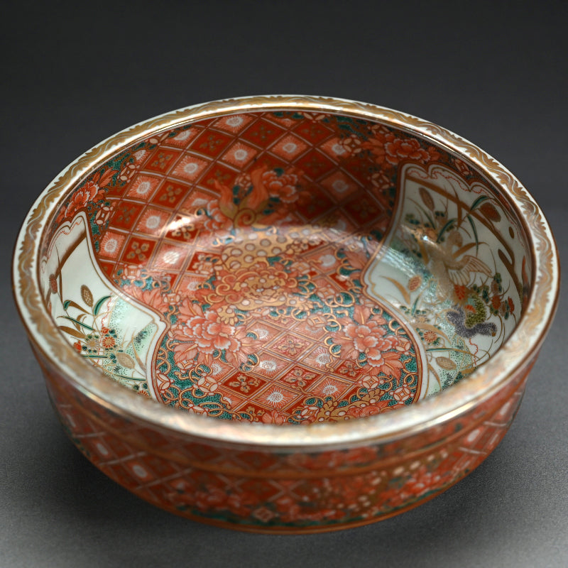 3 Large 19th century Imari Porcelain Bowls