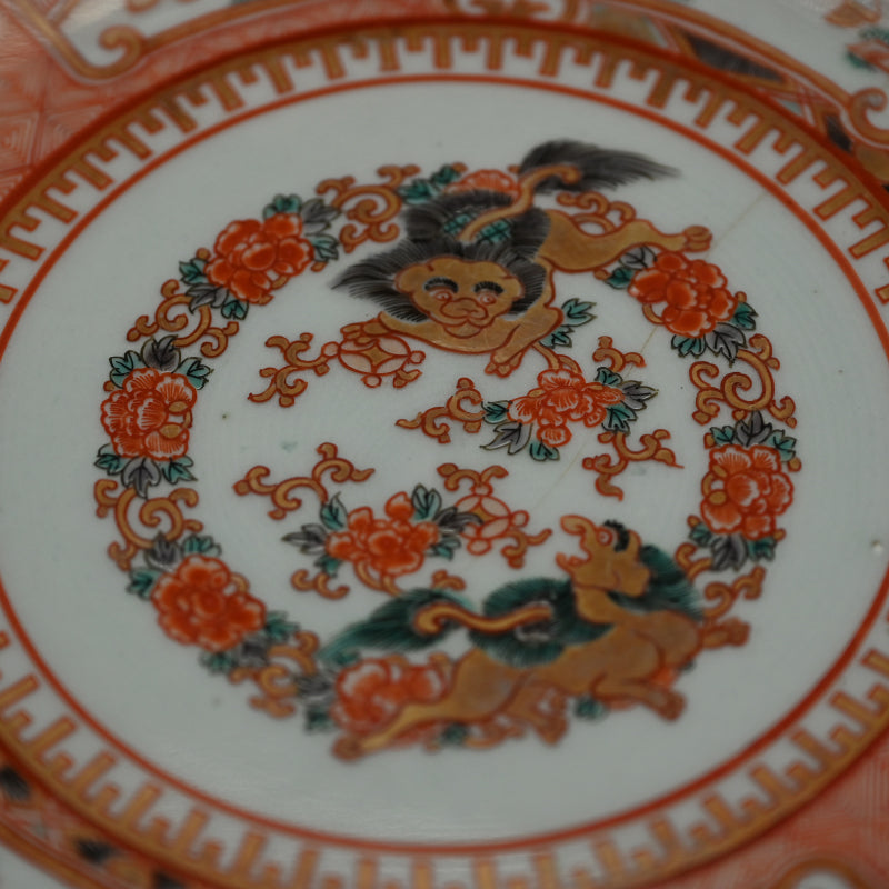 3 Large 19th century Imari Porcelain Bowls