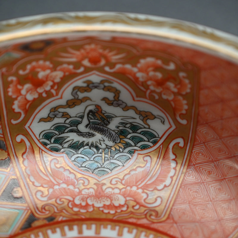 3 Large 19th century Imari Porcelain Bowls