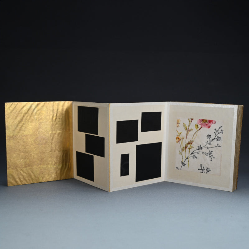 Antique Japanese Textile Sample Book, Yokohama Raw Silk Co. ー米佛裂本