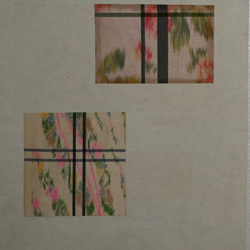 Antique Japanese Textile Sample Book, Yokohama Raw Silk Co. ー米佛裂本