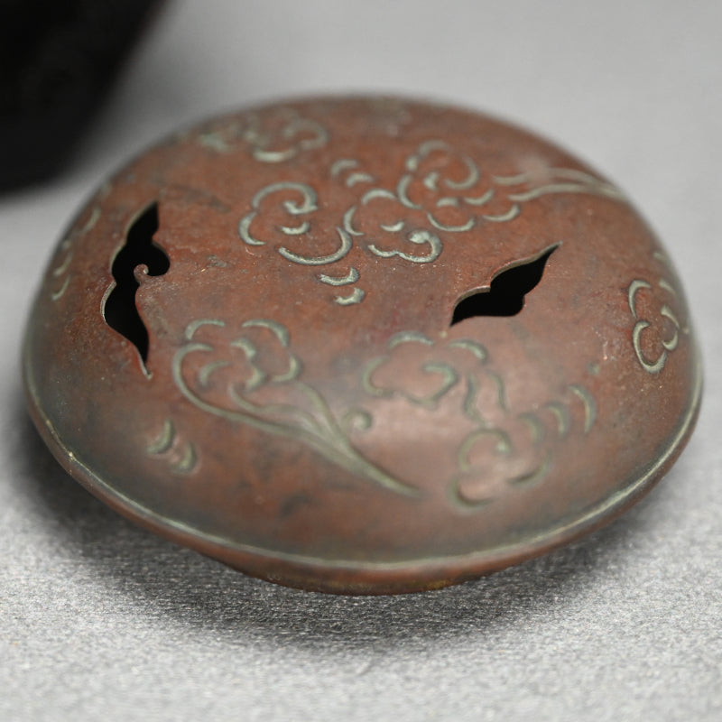 Antique Japanese Kairakuen Koro Incense Burner