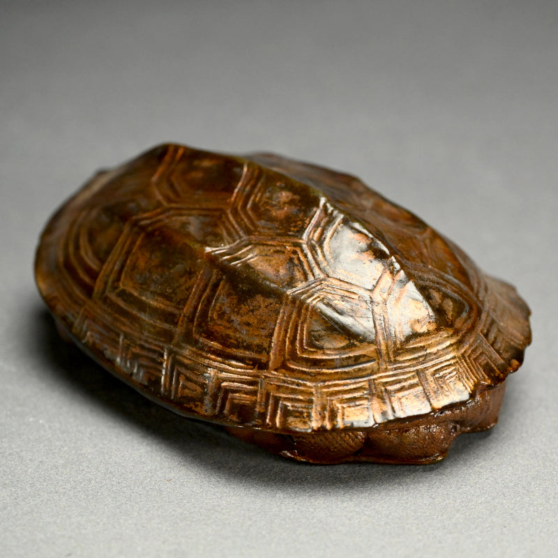 Antique Japanese Kikkoyaki Turtle Ceramic Okimono