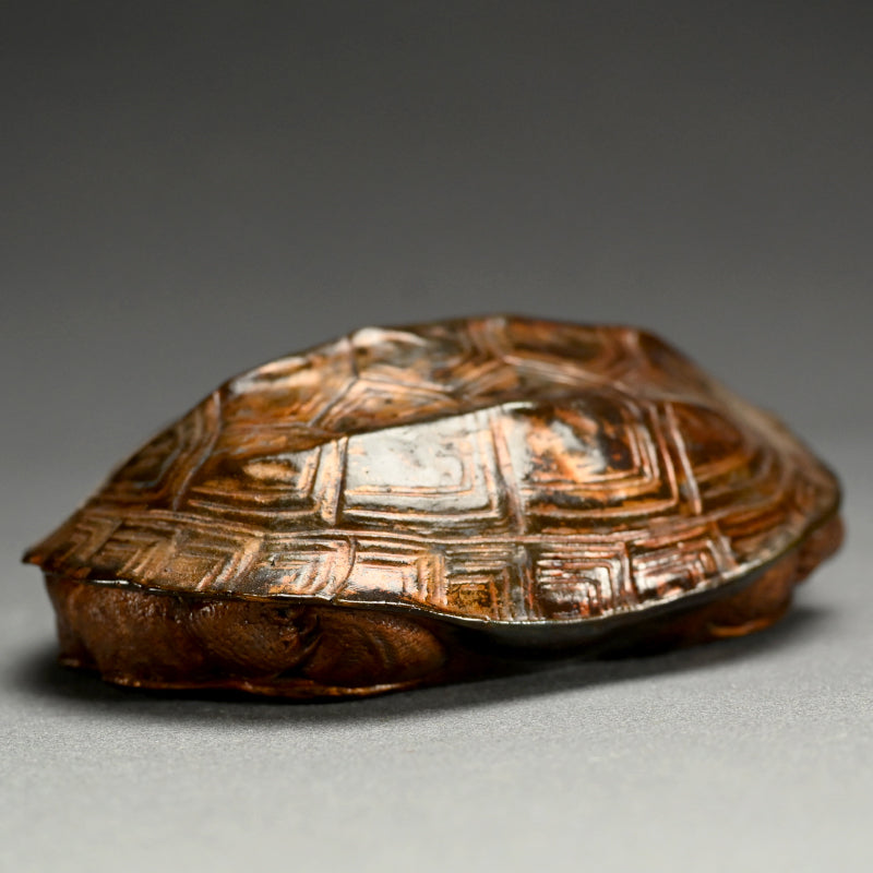 Antique Japanese Kikkoyaki Turtle Ceramic Okimono