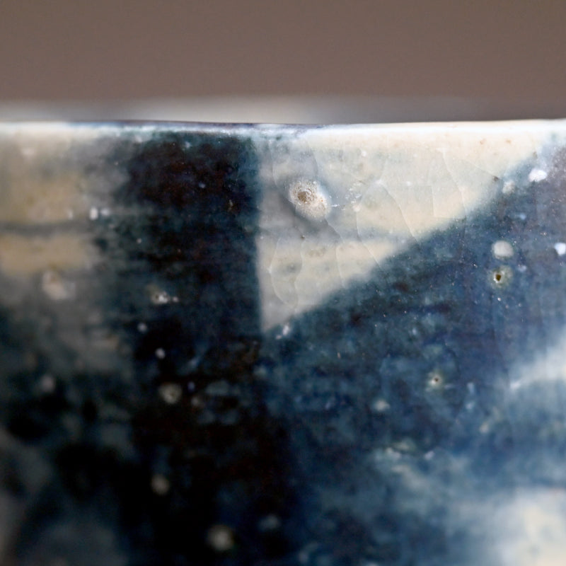 Exquisite Indigo Chawan Tea Bowl ー福島 寛子 “呉須絵茶碗”